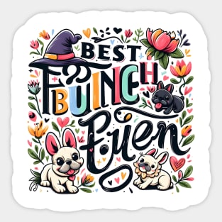 Frenchie Fries Funny French Bulldog Dog Mom Dog Dad Cute Sticker